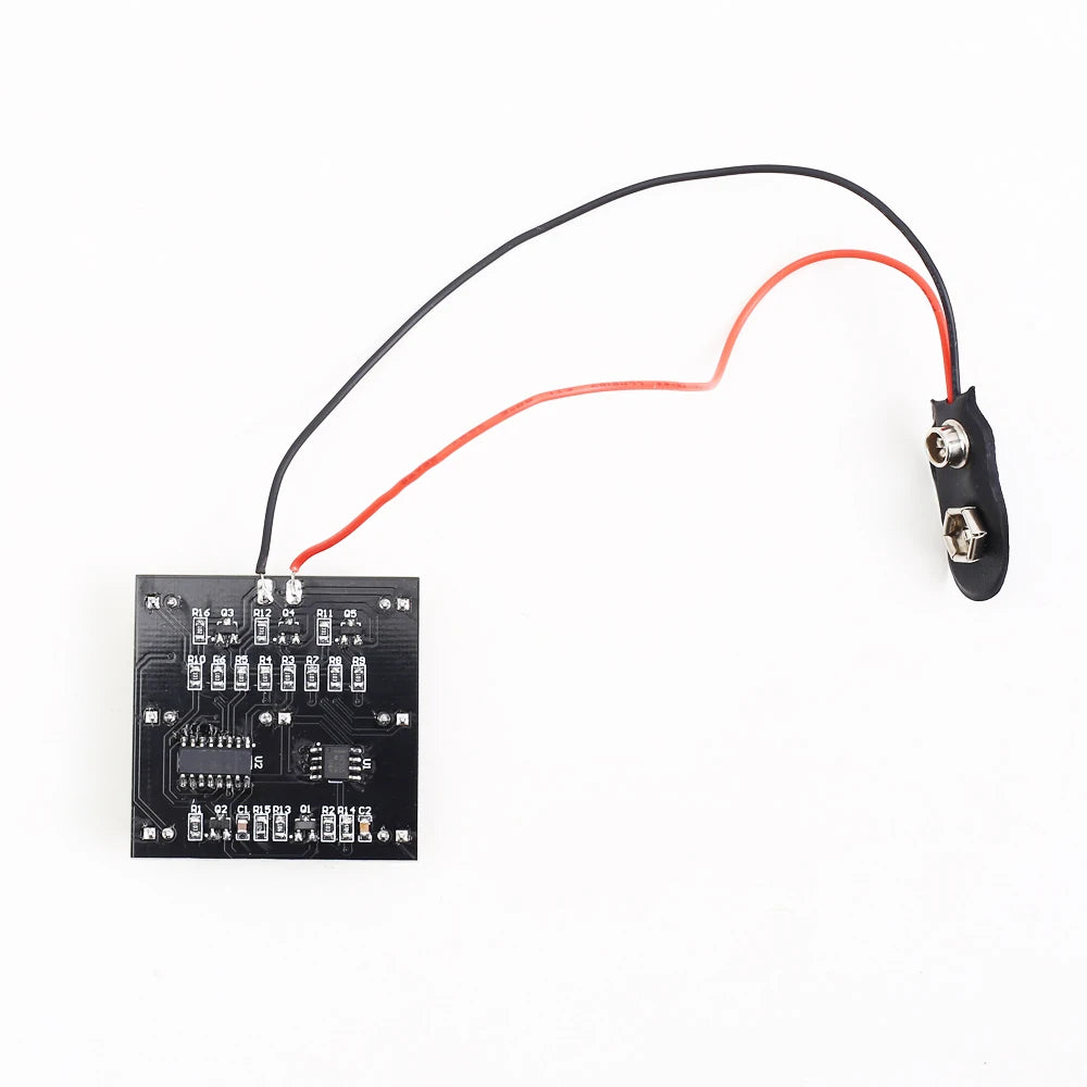LED Dice DIY Electronic Kit Dice Touch Control Soldering Project Practice Suite LED Flashing Light Circuit Experiment