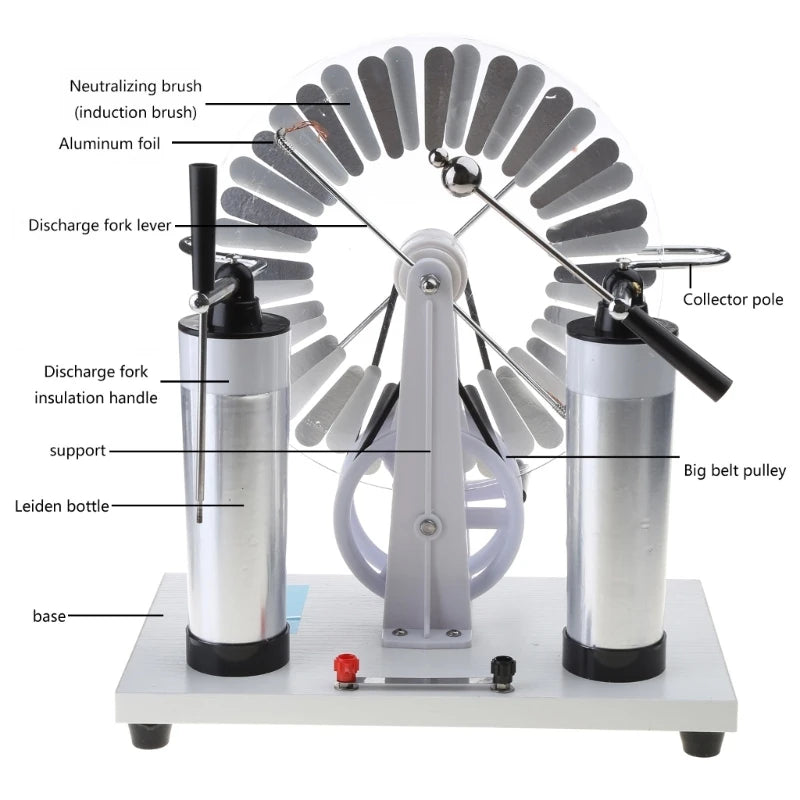 Physics Experiment Demonstration Teaching Equipment, Static Electricity Generator Machine Electrostatic Induction Motor
