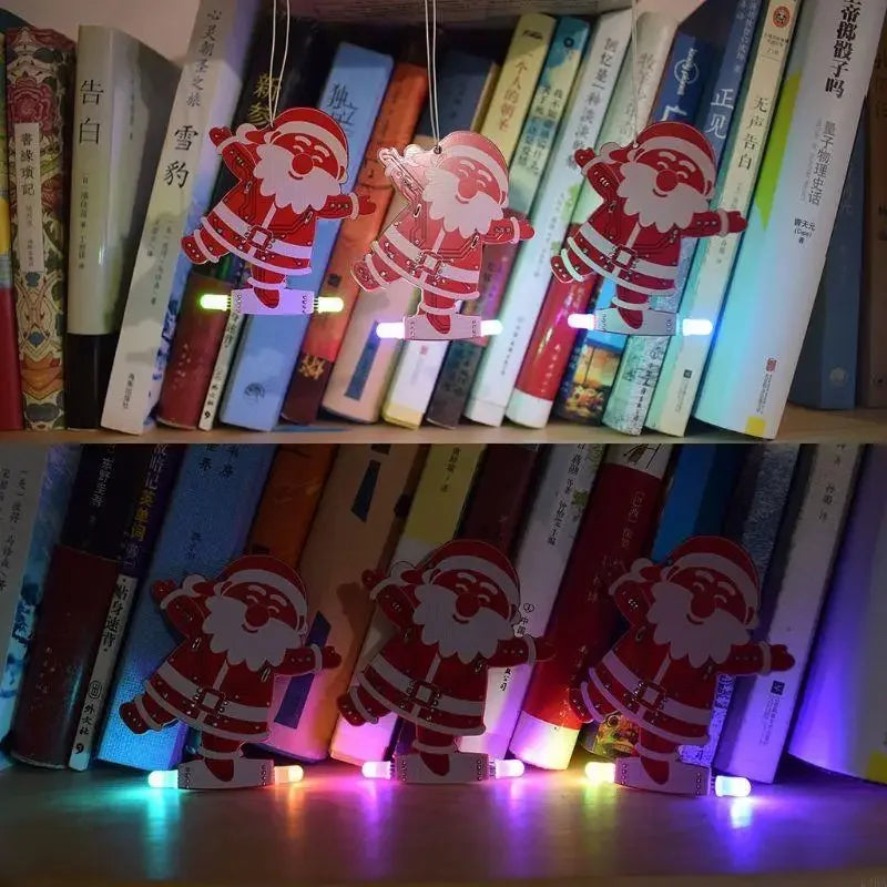 Lovely Santa Xmas Tree Decoration Electronic LED Electronic