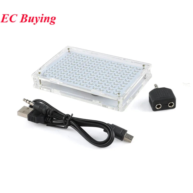 DIY LED Music Spectrum Electronic Kit Audio Sound Frequency Display PCB Soldering Project Practice Solder Diy Electronic Kits