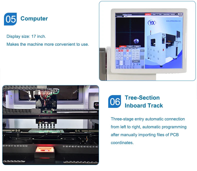 Stock in EU SMT660 Electronics Production Machinery Automatic Led Making Chip Mounter Assembly Pcb Smt Pick and Place Machine