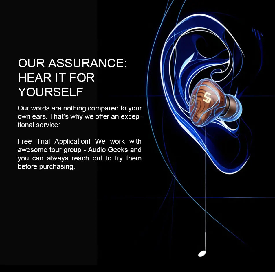 Venture Electronics UA ZhuanXu in Ear 3.5SE/4.4TRRRS omega Earphones HIFI