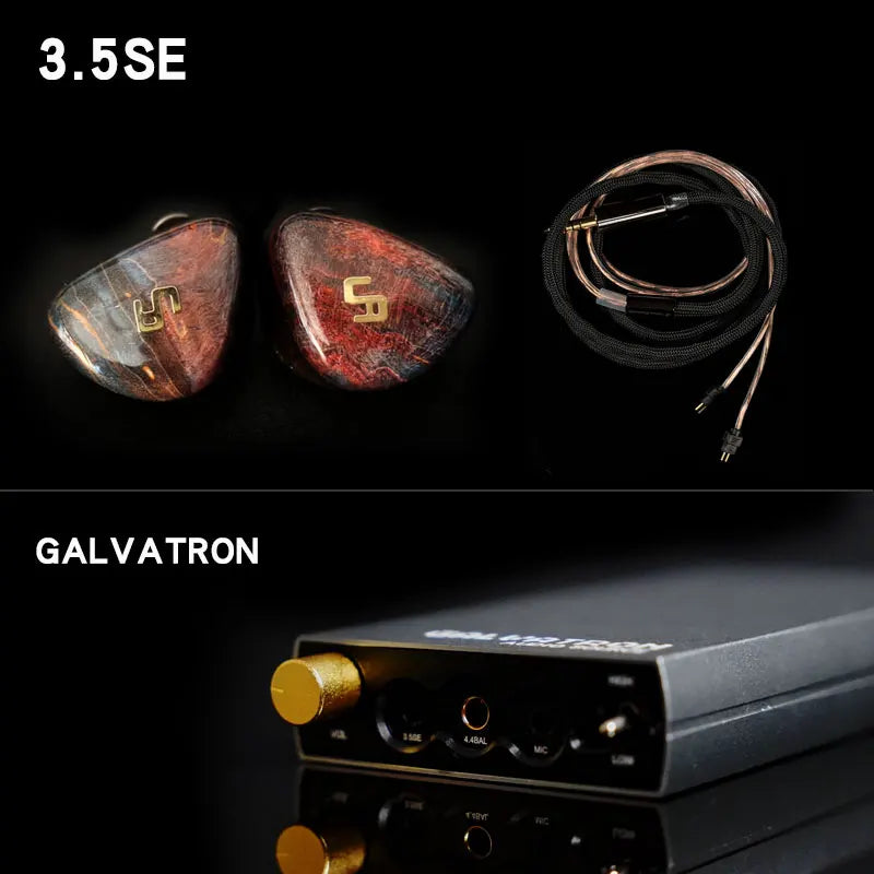 Venture Electronics UA ZhuanXu in Ear 3.5SE/4.4TRRRS omega Earphones HIFI