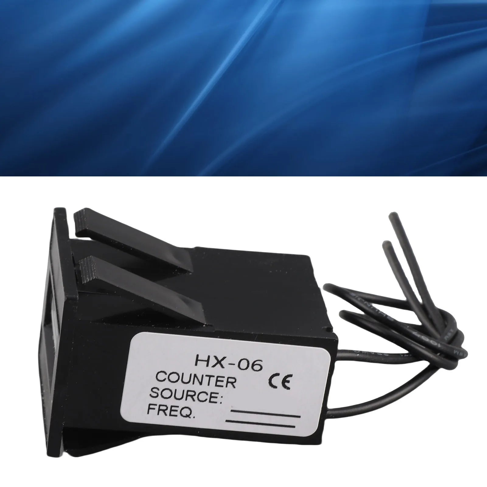 6 Digits Electronic Counter Electromagnetic Counter 6 Digits Electronic Industrial Totalizer with No Clear Function HX‑06