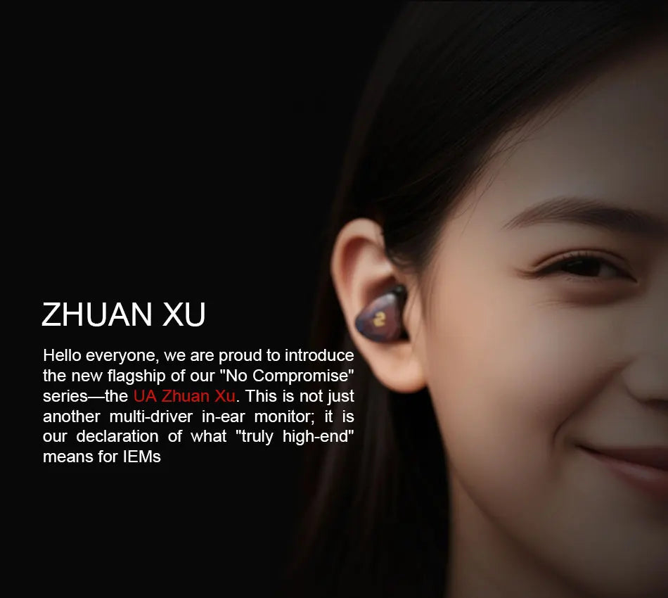 Venture Electronics UA ZhuanXu in Ear 3.5SE/4.4TRRRS omega Earphones HIFI