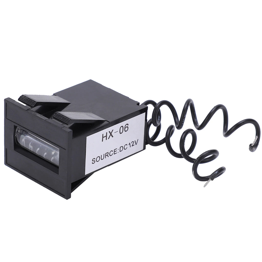 6 Digits Electronic Counter Electromagnetic Counter 6 Digits Electronic Industrial Totalizer with No Clear Function HX‑06