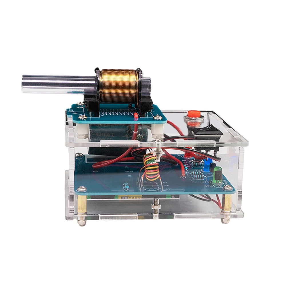 Electromagnetic Gun DIY Electronic Kit Long-range Projectile High-voltage Coil Booster Circuit Board Production Welding Electron