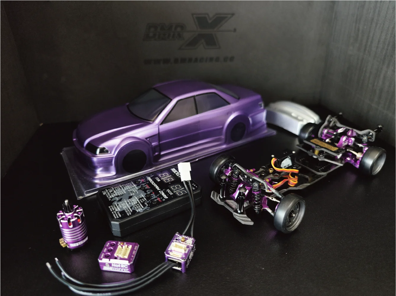 BMR-X EVO2.0 ARR Version included Plastic Shock,Normal Carbon Parts,Body Mount,Body Shell&Electronics(BMRX-EVO2.0-ARR)