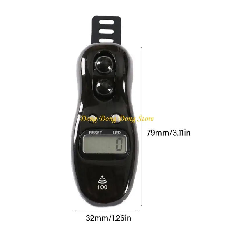 Electronic Tally Counter with LED Display Screen & Beep Sound Church Prayer Digital Tasbih Beaded Finger Tool 3003s