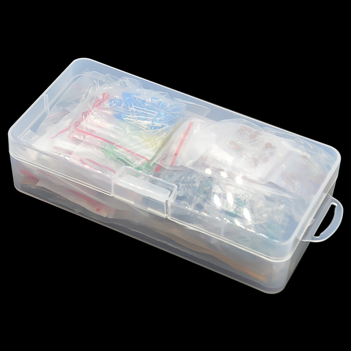 Electronic components Kits Metal film Resistor assortment kit led diodes electrolytic Capacitor Ceramic set transistor Pack