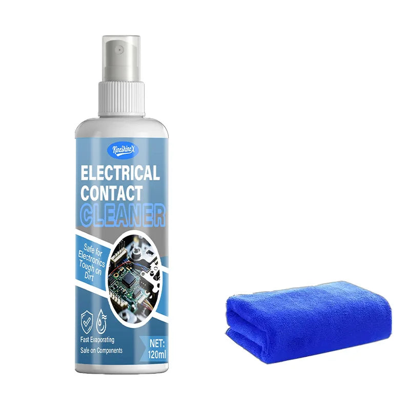 Electrical Contact Cleaner 120ml–Fast Drying,Safe on Electronics,No Residue Ideal for Circuit Boards,Computers & Precision Parts