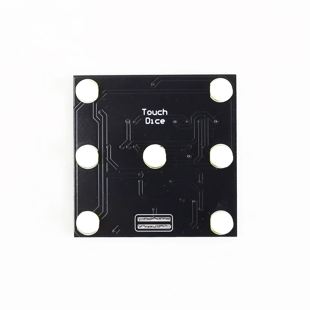 LED Dice DIY Electronic Kit Dice Touch Control Soldering Project Practice Suite LED Flashing Light Circuit Experiment