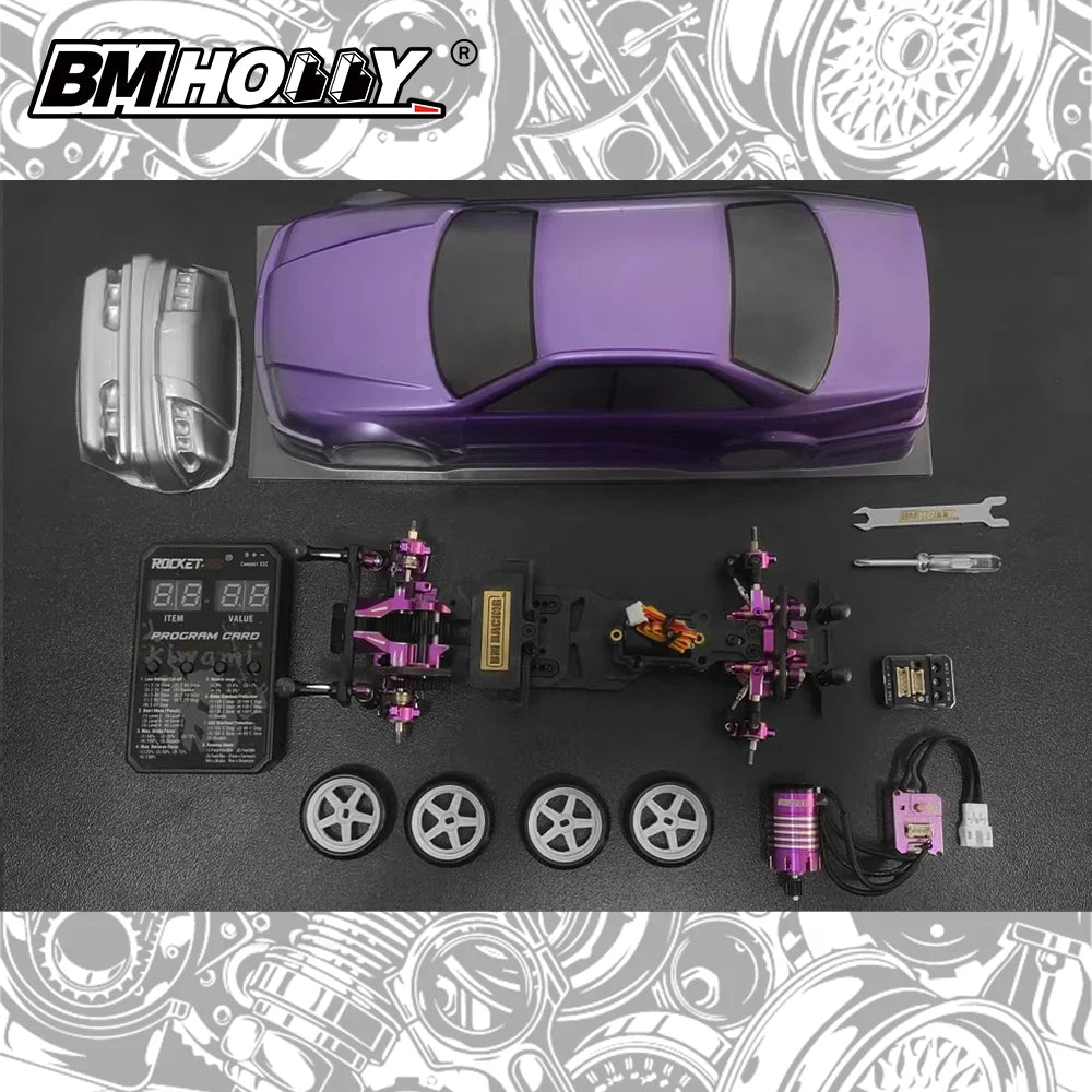 BMR-X EVO2.0 ARR Version included Plastic Shock,Normal Carbon Parts,Body Mount,Body Shell&Electronics(BMRX-EVO2.0-ARR)