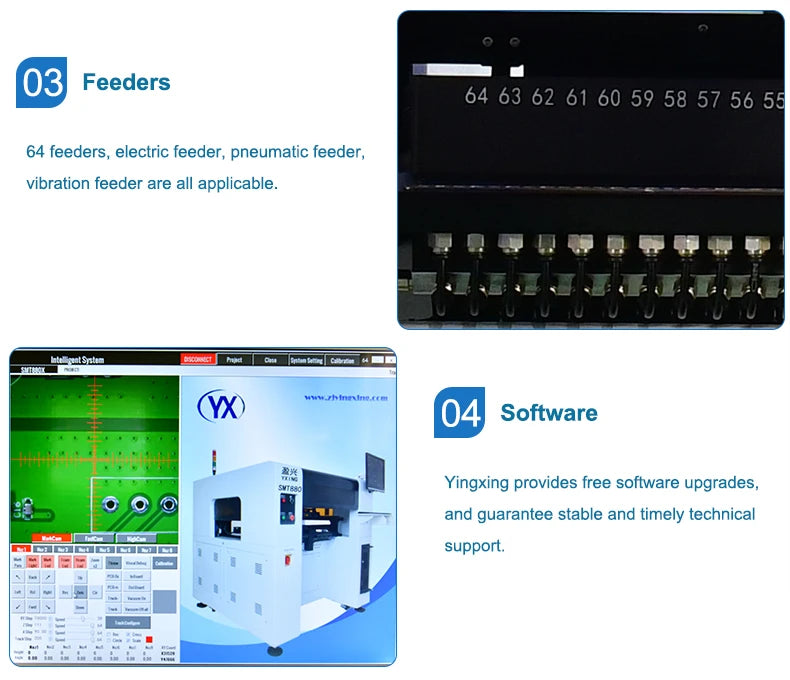 Stock in EU SMT660 Electronics Production Machinery Automatic Led Making Chip Mounter Assembly Pcb Smt Pick and Place Machine