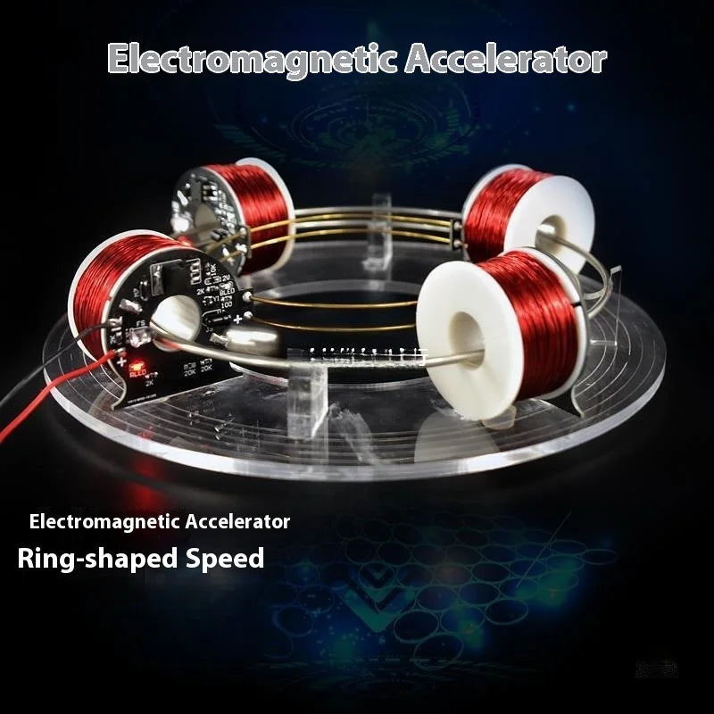 Electromagnetic cyclotron, circular accelerator, scientific experimental equipment, novel and unique physics teaching aid model